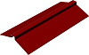 Конек плоский фигурный 150х150х2000 мм, коричнево-красный RAL 3011 купить в СОМ