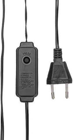 Гирлянда Neon-Night Роса 30м 300LED тепл. бел. IP20 провод зел. купить в СОМ