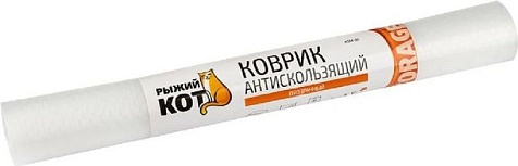 Коврик антискользящий Рыжий кот 29х45см прозрачный купить в СОМ