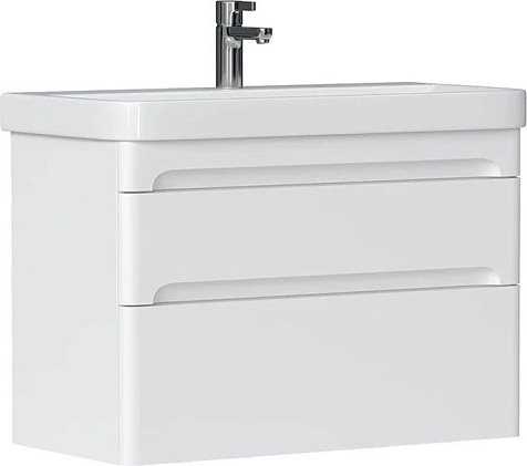 Тумба-умывальник Equil Nice 80.2Y, белый, с раковиной Nice 80 купить в СОМ