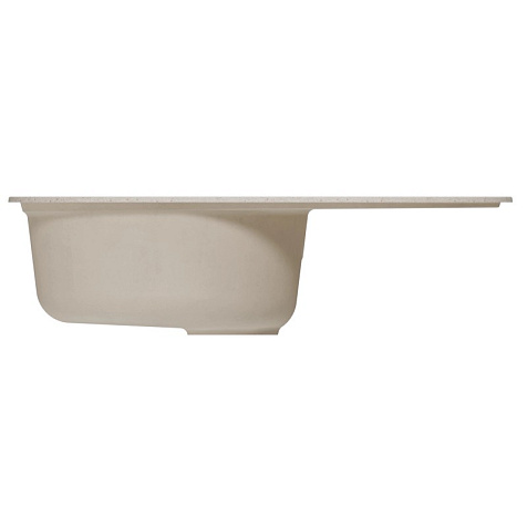 Мойка каменная Mixline ML-GM16, 730 х460 х180 мм, врезная, бежевый купить в СОМ