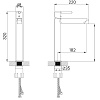 Смеситель для раковины Iddis Aiger AIGSB01i01, хром купить в СОМ