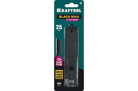 Лезвия для ножа KRAFTOOL, 25 мм, 5 шт купить в СОМ