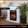 Камин электрический RealFlame Majestic Lux/Neapolis, камень бежевый, шпон белый купить в СОМ