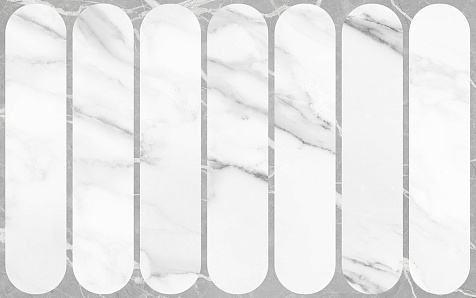 Плитка настенная Шахты Арко  Белый низ  03, 250х400х8 мм, 10 шт. = 1 кв. м купить в СОМ