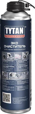 Очиститель монтажной пены Tytan Professional Эко, 500 мл купить в СОМ