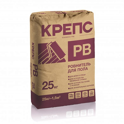Ровнитель для пола Крепс РВ , 25 кг купить в СОМ