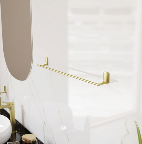 Полотенцедержатель Kleber Gold KLE-GOLD008, 50 см купить в СОМ