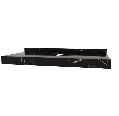Столешница Watersense Eva W00294 100 х50 см, черный мрамор купить в СОМ