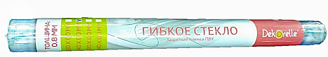 Термоскатерть прозрачная 0,8мм 0,6х1,2м Dekorelle купить в СОМ