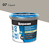 Затирка ЦЕРЕЗИТ CE 40 aquastatic, серая, 1 кг купить в СОМ