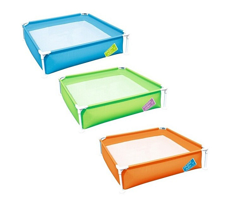 Бассейн каркасный Bestway 56217 122х122х30.5см купить в СОМ