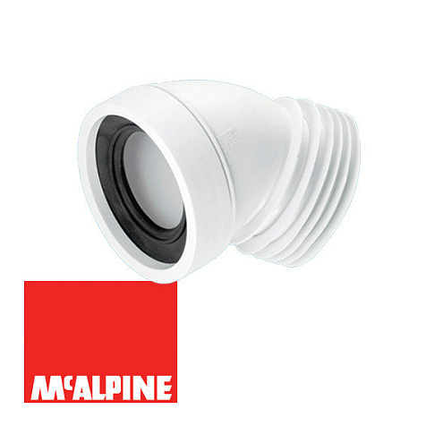 Муфта для унитаза сливная McALPINE MRWC 17 (патрубок) купить в СОМ
