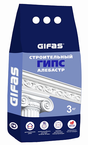Алебастр ГИФАС, 3 кг купить в СОМ