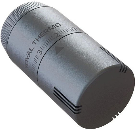 Термоголовка жидкостная М30 х1.5 RoyalThermo Design серебро купить в СОМ