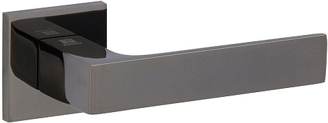 Ручка дверная на квадр. FORTE A-59-40 B.NICKEL Чёрный никель купить в СОМ