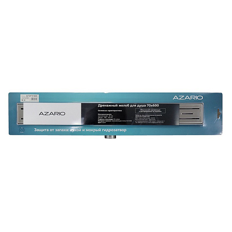 Желоб водоотводящий Azario AZT2FT01600 D40 L=600 мм, металл купить в СОМ