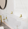 Полка для ванной Kleber Gold KLE-GOLD034, стекло купить в СОМ