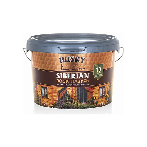 Воск-лазурь Husky Siberian, кедр, 2,5л купить в СОМ