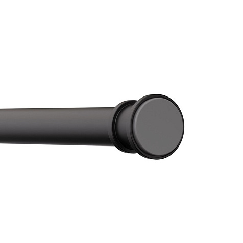 Карниз для ванной комнаты Iddis RSB0120i14, 110 х200 см, черный матовый купить в СОМ