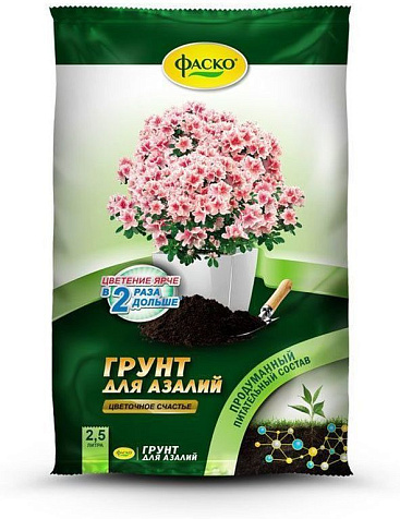Грунт для комнатных растений 2,5л Азалия купить в СОМ