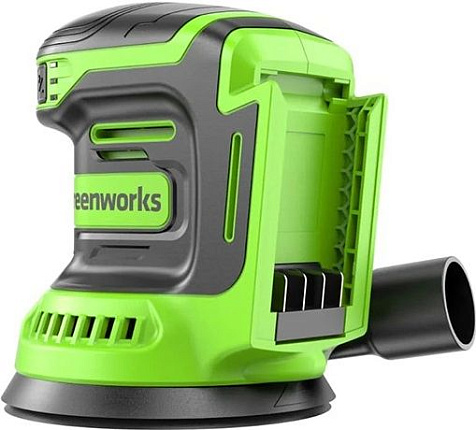 Шлифмашина эксцентриковая Greenworks OS325, 24В, Li-ion, АКБ 1х2.0А/ч, 125 мм купить в СОМ