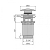 Водослив для раковины Alcaplast A392C, Click-Clak купить в СОМ