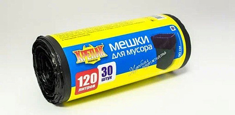 Мешки для мусора Крепак 120л 30шт купить в СОМ