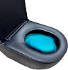 Унитаз-компакт Azario Cobalt-Black AZ-6089A-MB, безободковый, торнадо, сиденье микролифт купить в СОМ