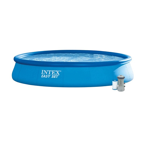 Бассейн надувной Intex 28158NP 457х84 см + насос-фильтр 2006 л/ч (А) Easy Set купить в СОМ