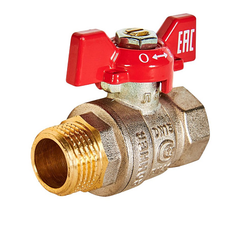 Кран шаровый 1/2" ВН, бабочка Rommer купить в СОМ