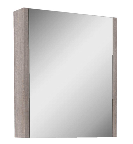 Зеркало-шкаф Домино Quadro 60, дуб серый купить в СОМ
