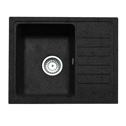 Мойка каменная Fosto КМ 55-46 SGA-420, 550х460х160 м, обсидант с сушкой купить в СОМ