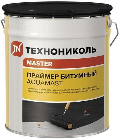 Праймер битумный ТЕХНОНИКОЛЬ Aquamast, 18л купить в СОМ