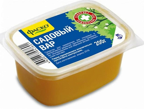 Садовый вар 200г для заживления повреждений деревьев Фаско купить в СОМ