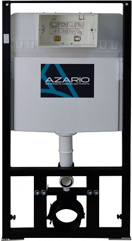 Инсталляция Azario AZ-8010-1000, унитаз Ormi AZ-0253VD, торнадо, сиденье микролифт, без кнопки купить в СОМ