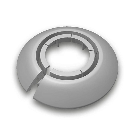 Обвод для труб универсальный Ф25-34мм Металлик серебристый,2шт купить в СОМ