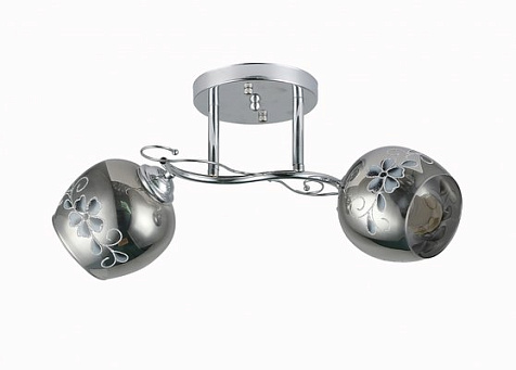 Светильник потолочный Linvel LV 9307/2 Рут, хром, Е27, 40 Вт купить в СОМ