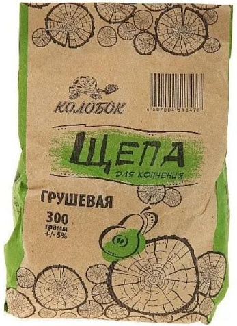 Щепа для копчения КОЛОБОК Грушевая 300гр купить в СОМ