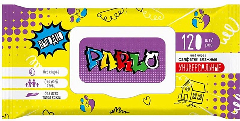 Салфетки влажные 120шт Parlo для детей с крышкой купить в СОМ