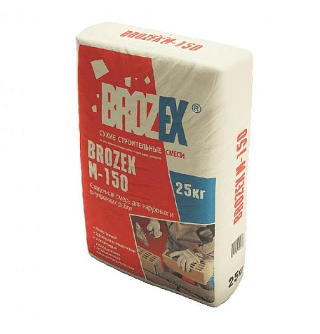 Смесь монтажно-кладочная BROZEX М150, 25 кг купить в СОМ