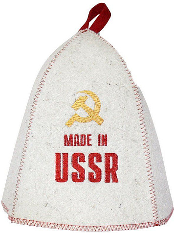 Шапка для бани СССР Банная линия купить в СОМ