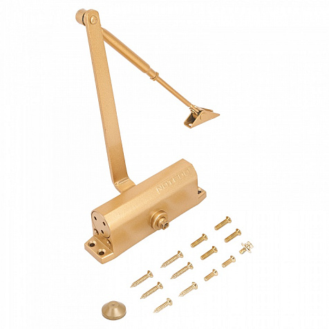 Доводчик дверной Notedo DC-080 Gold, 60-120 кг, золото купить в СОМ