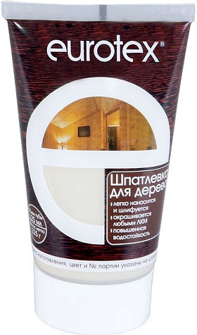 Шпатлевка по дереву Eurotex, дуб, 0.225 кг купить в СОМ