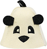 Шапка банная детская Панда шерсть 100% Добропаровъ купить в СОМ