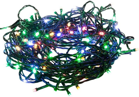 Гирлянда светодиодная Neon-Night  Твинкл Лайт 6м 40LED мультиколор 5.1Вт IP20 режим купить в СОМ