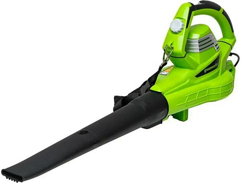 Воздуходувка-пылесос садовый электрический Greenworks BL3000, 220В, 3000Вт купить в СОМ