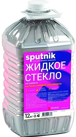 Жидкое стекло Sputnik, 12 кг купить в СОМ