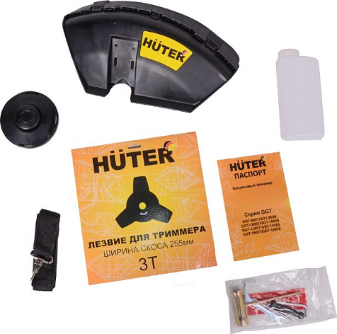 Триммер бензиновый HUTER GGT-1000S, 1000 Вт, разборная штанга, ремень, леска, нож купить в СОМ