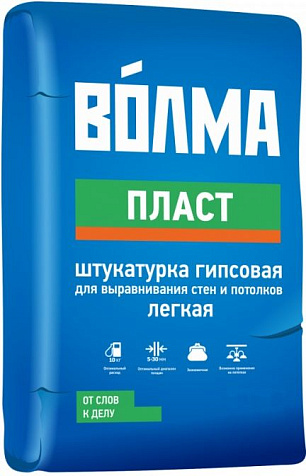 Штукатурка гипсовая ВОЛМА ПЛАСТ, 25 кг купить в СОМ